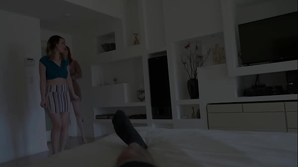 Inked MILF Lauren Phillips riding big cock with daughter POV