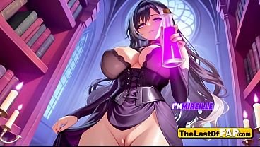 Eternal Youth MILF Sorceress with Perfect Curves Gets Fucked in the Forbidden Library – AI ANIMATION